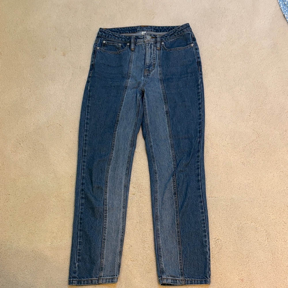 Women's Straight Leg Jeans - Blue